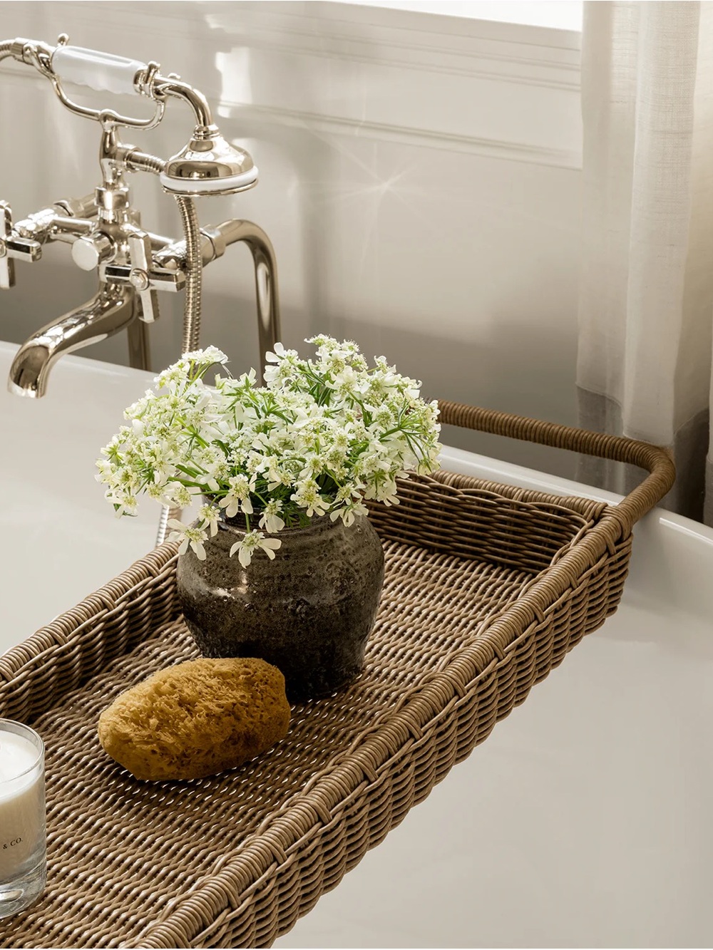 McGee & Co. Pickens Rattan Bath Caddy – New